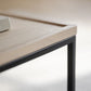 Deerfield Soffbord Vitpigmenterad Ek/Svart 70 | Rowico Home | 7340126556955 | 121034 | Maessing Interiör