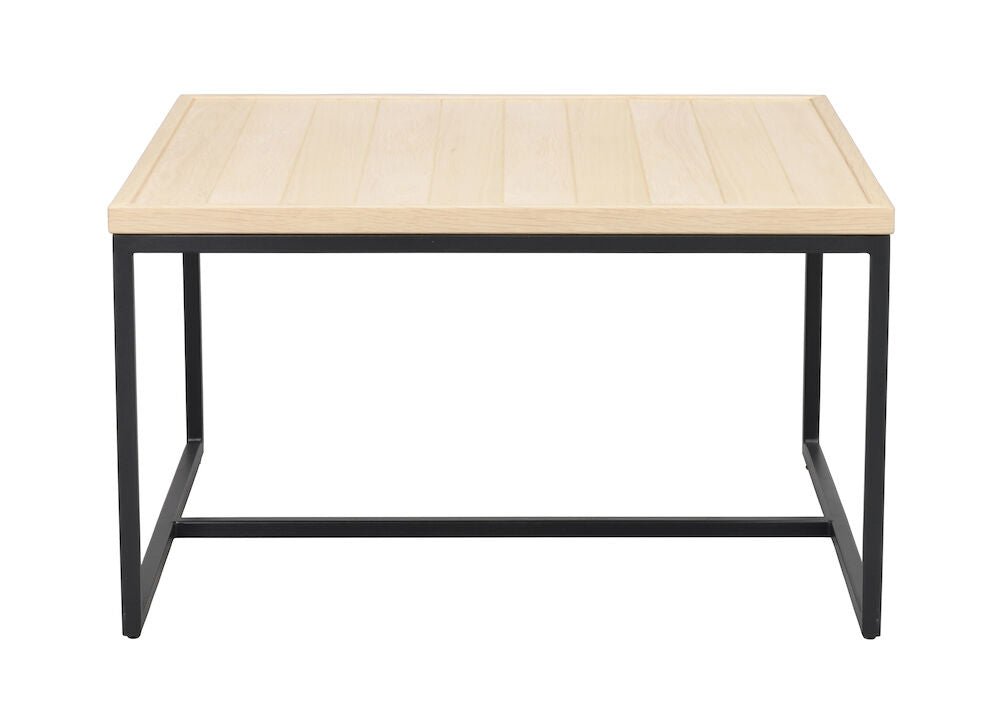 Deerfield Soffbord Vitpigmenterad Ek/Svart 70 | Rowico Home | 7340126556955 | 121034 | Maessing Interiör