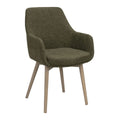 Denley Karmstol Grön/Vitpigmenterad Ek | Rowico Home | 7340233308584 | 241046 | Maessing Interiör