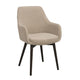 Denley Karmstol Ljusbeige/Brun Ek