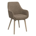 Denley Karmstol Mörkbeige/Vitpigmenterad Ek | Rowico Home | 7340233308560 | 241043 | Maessing Interiör