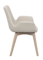 Drimsdale Karmstol Beige/Vitpigmenterad Ek | Rowico Home | 7340126554975 | 120805 | Maessing Interiör