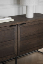 Everett Sideboard Brun Ek/Svart 160 | Rowico Home | 7340126559857 | 118792 | Maessing Interiör