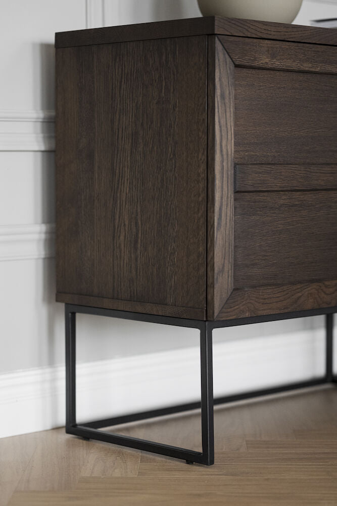 Everett Sideboard Brun Ek/Svart 160 | Rowico Home | 7340126559857 | 118792 | Maessing Interiör