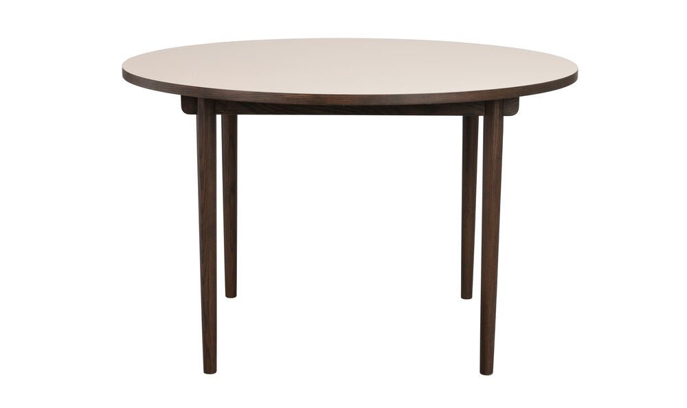Fairmount Matbord Beige/Brun Ek Ø120 | Rowico Home | 7340233303817 | 123187 | Maessing Interiör
