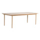 Fairmount Matbord Beige/Vitpigmenterad Ek 220