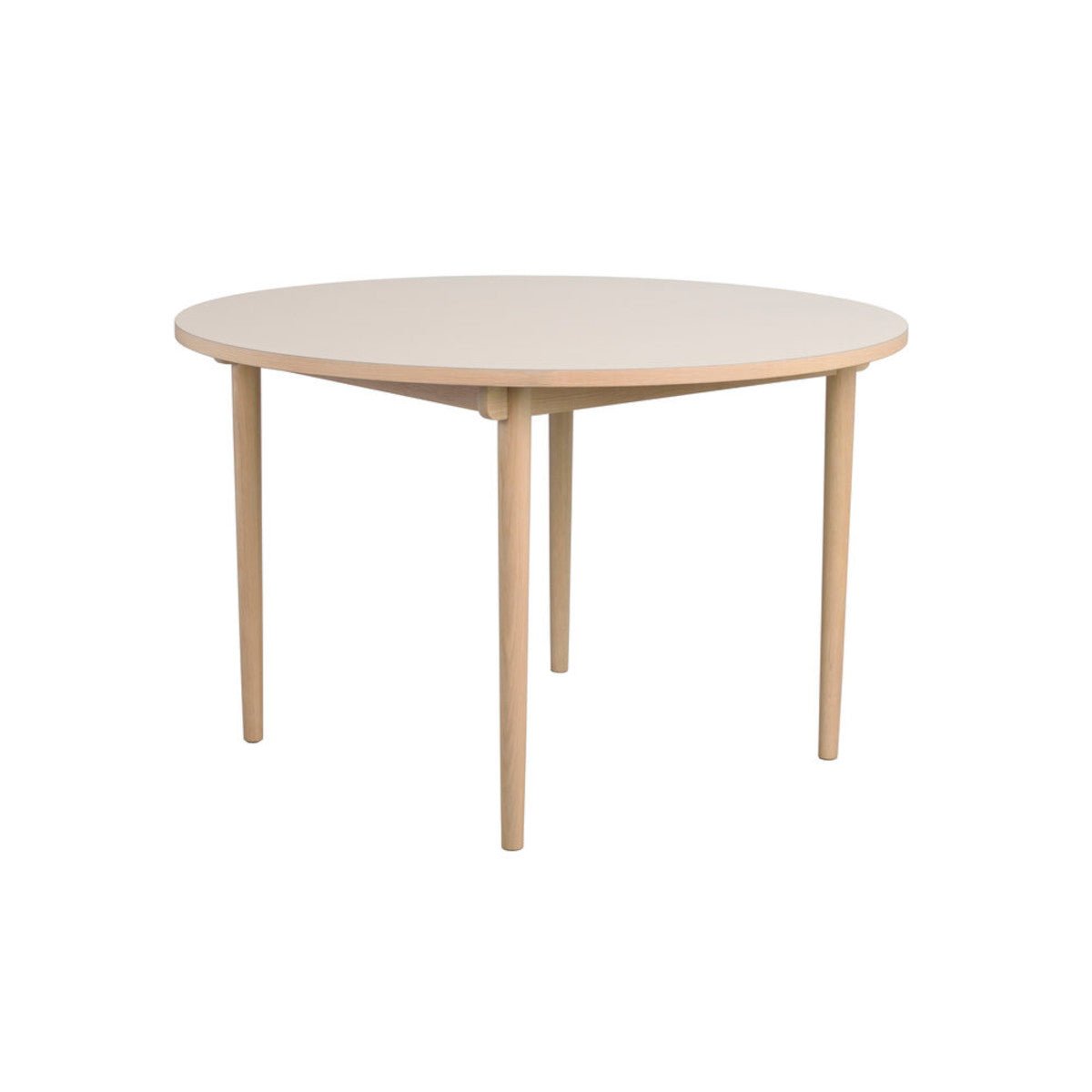 Fairmount Matbord Beige/Vitpigmenterad Ek Ø120 | Rowico Home | 7340233303787 | 123184 | Maessing Interiör