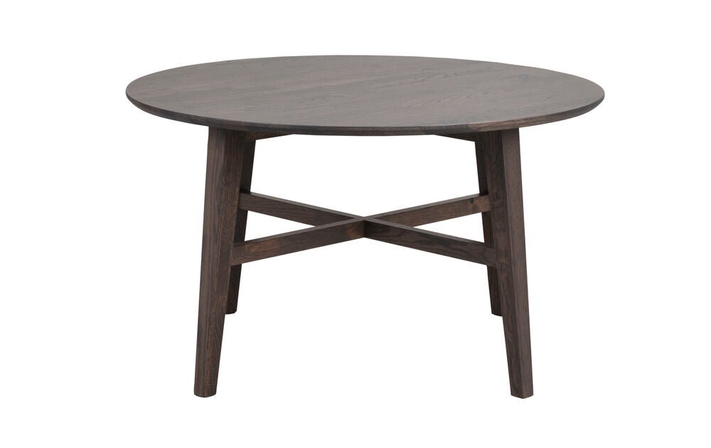 Filippa Soffbord Mörkbrun Ek Ø90 | Rowico Home | 7340233305767 | 113713 | Maessing Interiör