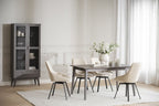 Filippa Vitrinskåp Mörkbrun Ek | Rowico Home | 7340126559802 | 117943 | Maessing Interiör