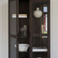 Filippa Vitrinskåp Mörkbrun Ek | Rowico Home | 7340126559802 | 117943 | Maessing Interiör