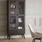 Filippa Vitrinskåp Mörkbrun Ek | Rowico Home | 7340126559802 | 117943 | Maessing Interiör