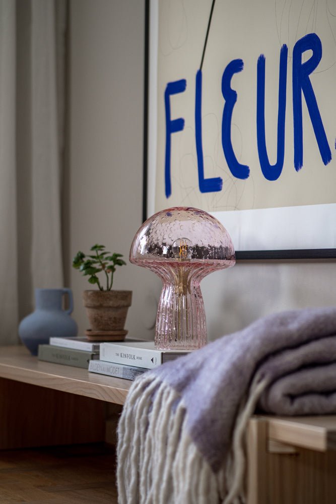 Fungo 22 Special Edition Bordslampa Rosa | Globen Lighting | 7319436214046 | 621404 | Maessing Interiör