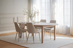 Gifford Matbord Ovalt 220 Vitpigmenterad Ek | Rowico Home | 7340233303916 | 123438 | Maessing Interiör
