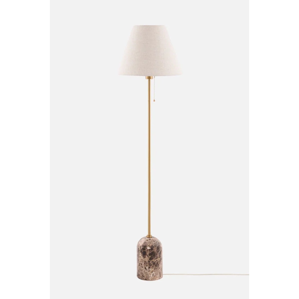 Gino Golvlampa Brun marmor | Globen Lighting | 7319435022062 | 502206 | Maessing Interiör