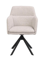 Gladstone Karmstol Ljusbeige/Svart | Rowico Home | 7340126580325 | 123222 | Maessing Interiör