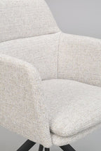 Gladstone Karmstol Ljusbeige/Svart | Rowico Home | 7340126580325 | 123222 | Maessing Interiör