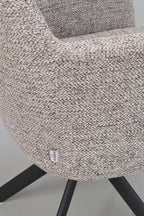 Gladstone Karmstol Mörkbeige/Svart | Rowico Home | 7340126580301 | 123220 | Maessing Interiör
