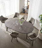 Glenside Matbord Brun Ek Ø130 | Rowico Home | 7340126559574 | 121144 | Maessing Interiör