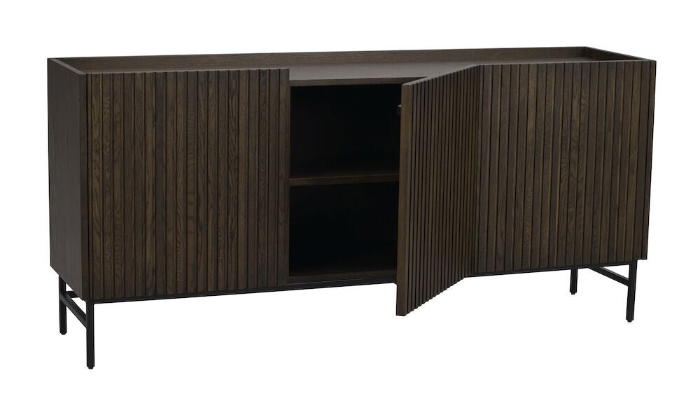 Halifax Sideboard Brun Ek/Svart 160 | Rowico Home | 7340126553831 | 119916 | Maessing Interiör