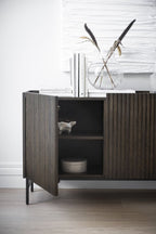 Halifax Sideboard Brun Ek/Svart 160 | Rowico Home | 7340126553831 | 119916 | Maessing Interiör