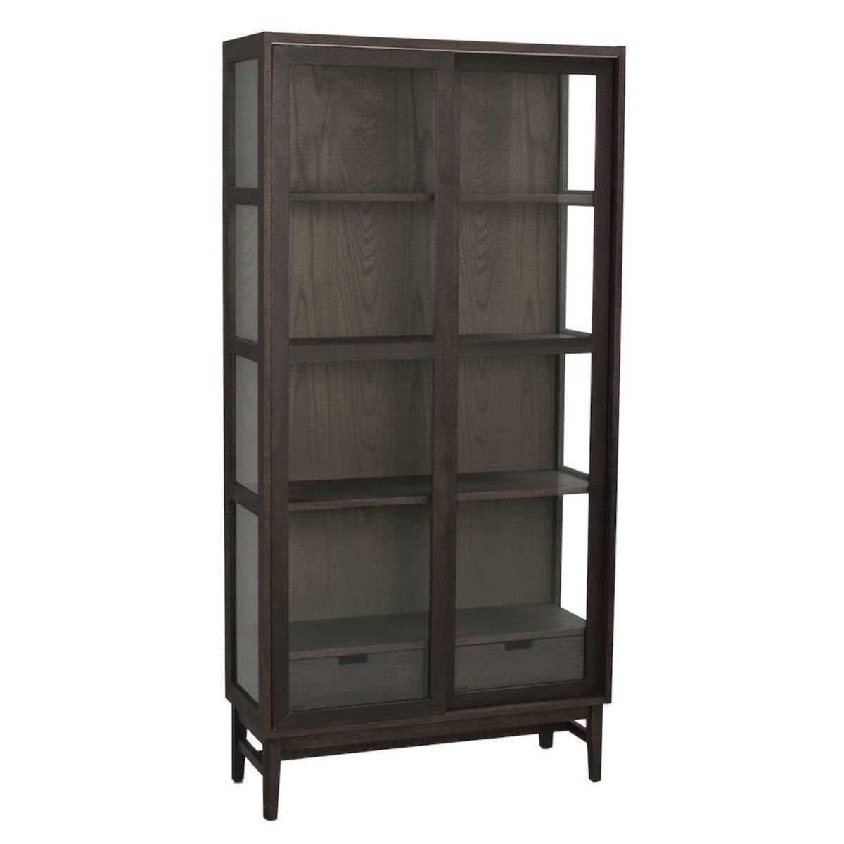 Hazelton Vitrinskåp Brun Ek | Rowico Home | 7340126559628 | 121156 | Maessing Interiör