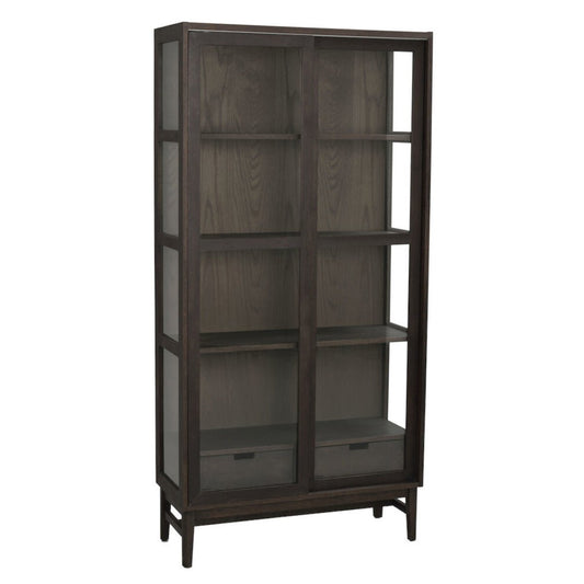 Hazelton Vitrinskåp Brun Ek | Rowico Home | 7340126559628 | 121156 | Maessing Interiör