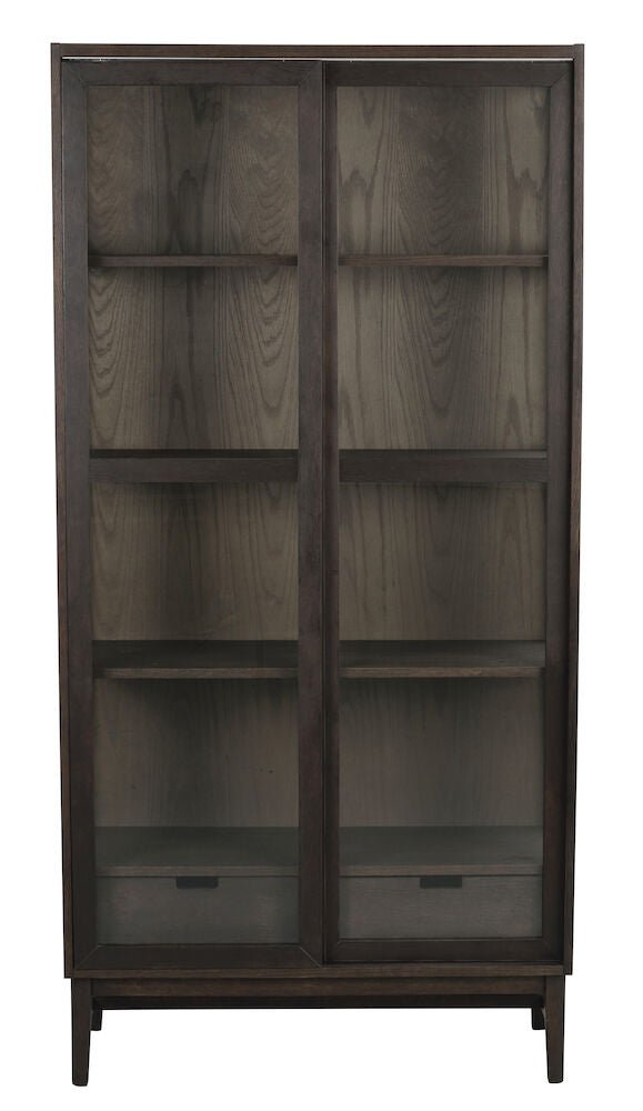 Hazelton Vitrinskåp Brun Ek | Rowico Home | 7340126559628 | 121156 | Maessing Interiör