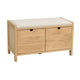 Hillmond Bänk Ek/Beige