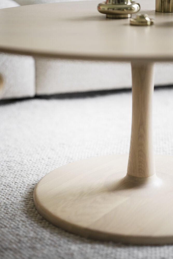 Hobart Soffbord Vitpigmenterad Ek Ø60 | Rowico Home | 7340126570128 | 129015 | Maessing Interiör