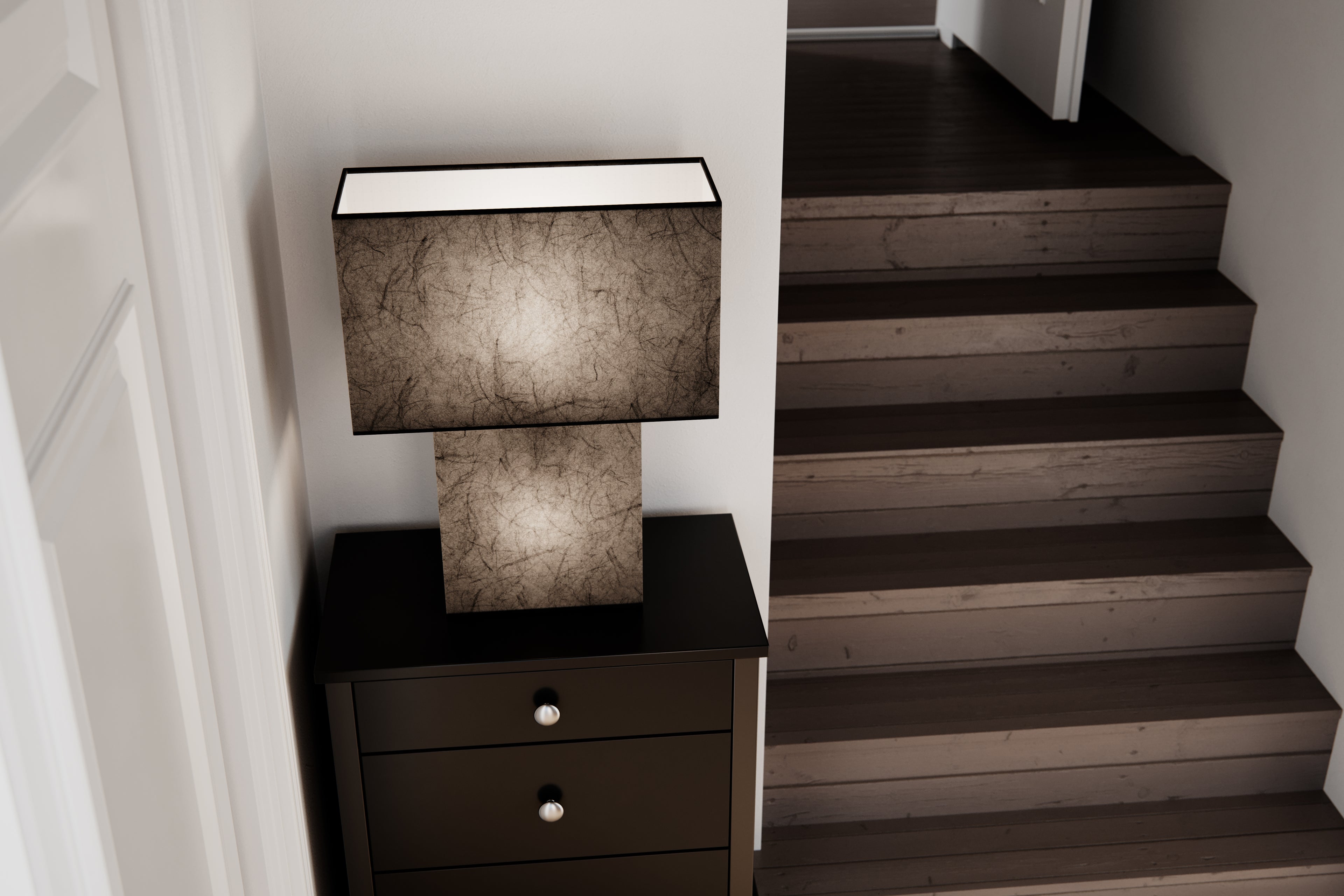 Isquare Bordslampa Svart