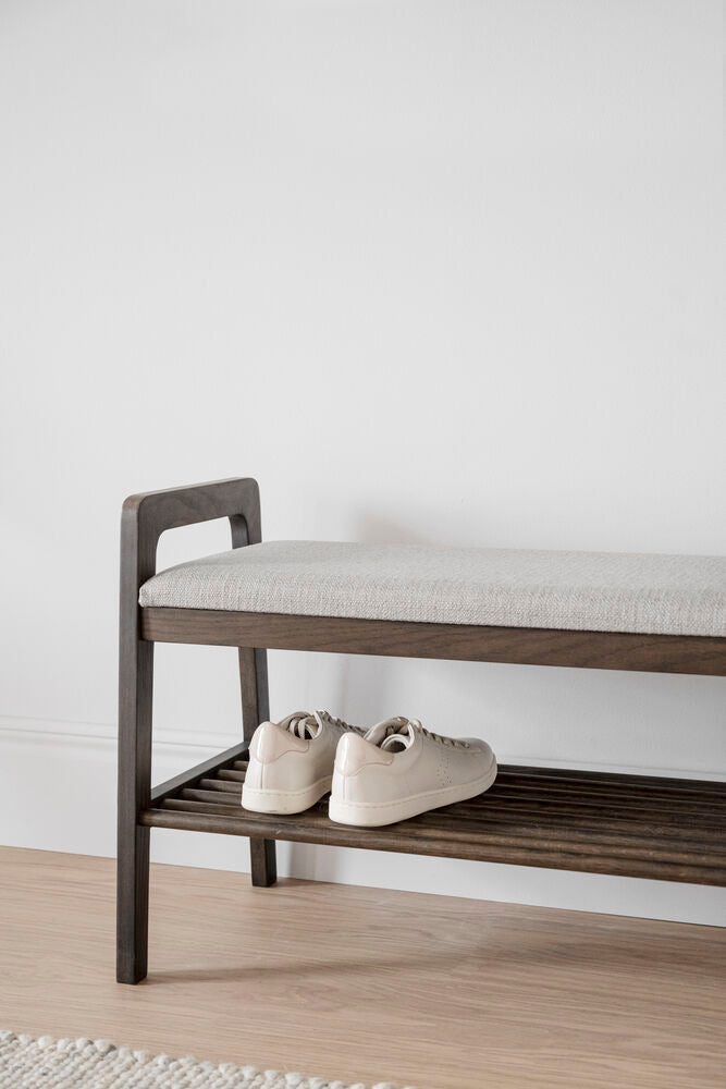 Inverness Bänk 75 Beige/Brun Ek | Rowico Home | 7340233307327 | 120720 | Maessing Interiör