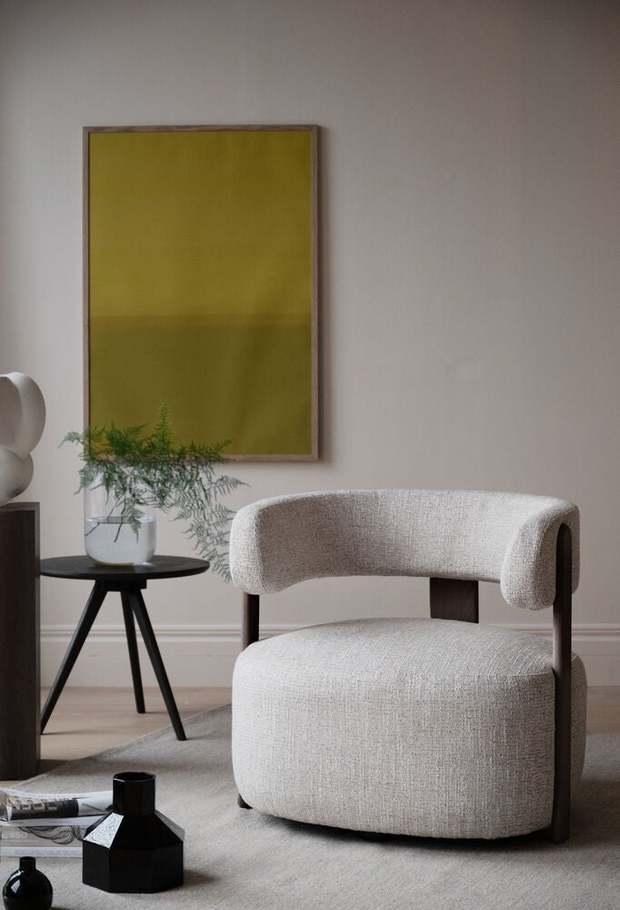 Jenison Loungestol Ljusbeige/Brun Ek | Rowico Home | 7340233307839 | 151516 | Maessing Interiör