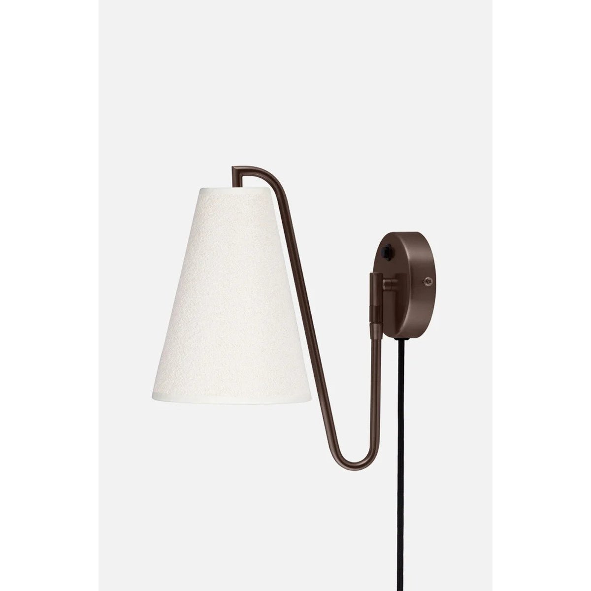 Lou Bouclé Vägglampa Brons/Vit | Globen Lighting | 7319437335641 | 733564 | Maessing Interiör