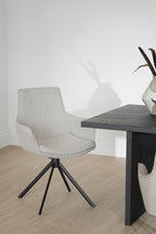 Lowell Karmstol Grå/Svart | Rowico Home | 7340126549599 | 120209 | Maessing Interiör