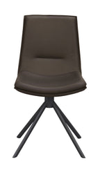 Lowell Stol Brunt Läder/Svart | Rowico Home | 7340126549759 | 120249 | Maessing Interiör