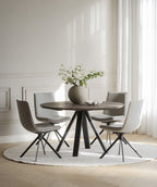 Lowell Stol Grå/Svart | Rowico Home | 7340126549513 | 120201 | Maessing Interiör