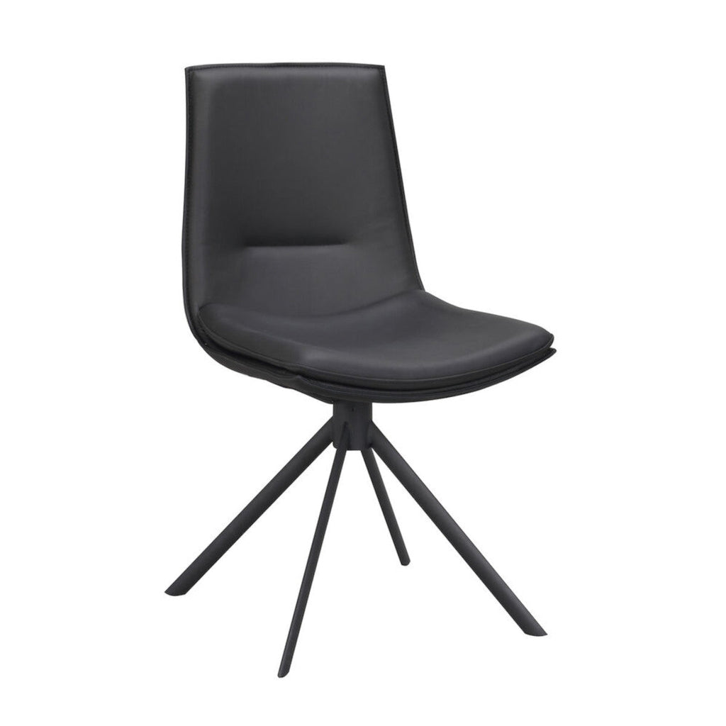 Lowell Stol Svart Läder/Svart | Rowico Home | 7340126549797 | 120253 | Maessing Interiör