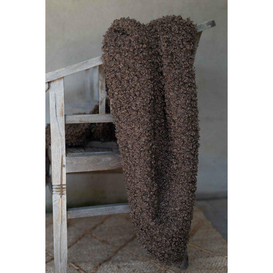 Ludde Pläd Brun | Fondaco | 7340073902737 | 200338 - 120 - 70 | Maessing Interiör