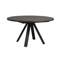 Maddock Matbord Brun Ek/Svart Ø135 | Rowico Home | 7340126559475 | 121127 | Maessing Interiör