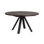 Maddock Matbord Brun Ek/Svart Ø135 | Rowico Home | 7340126559475 | 121127 | Maessing Interiör