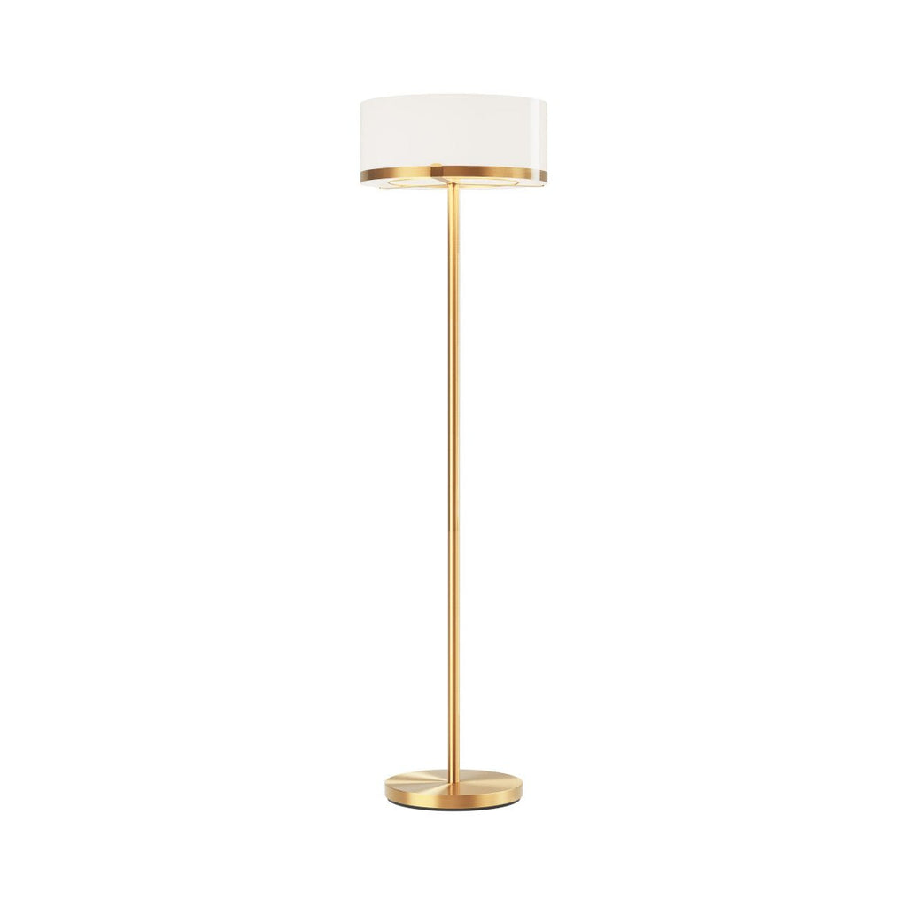 Marcel Golvlampa 150 Mässing/Vit | By Rydéns | 7391741012401 | 4101030-6509 | Maessing Interiör