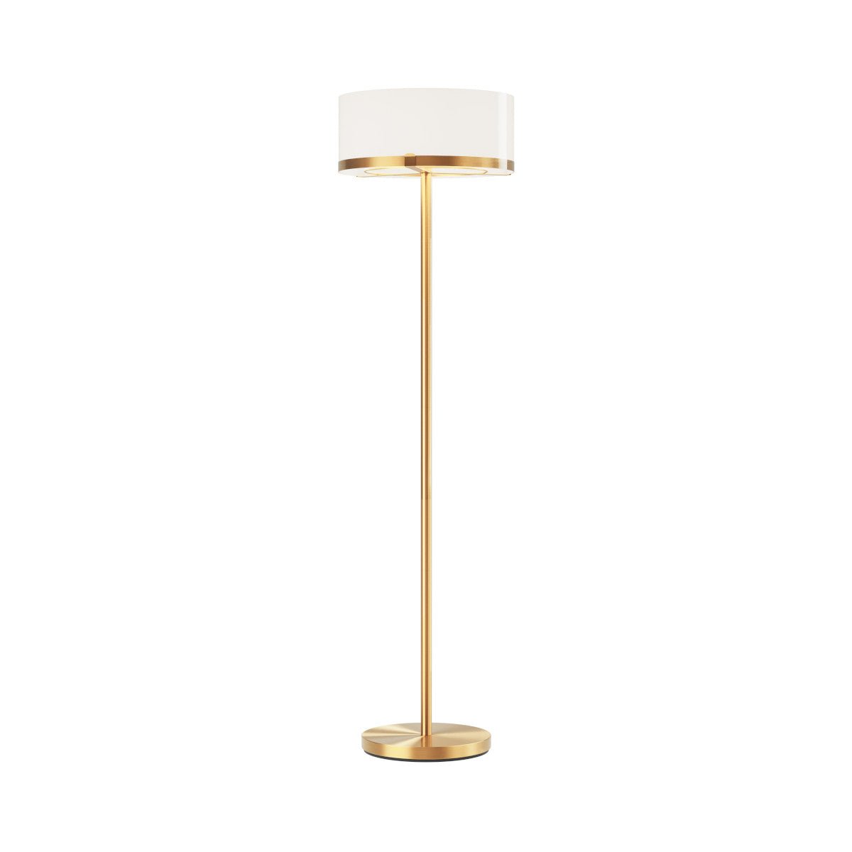 Marcel Golvlampa 150 Mässing/Vit | By Rydéns | 7391741012401 | 4101030-6509 | Maessing Interiör