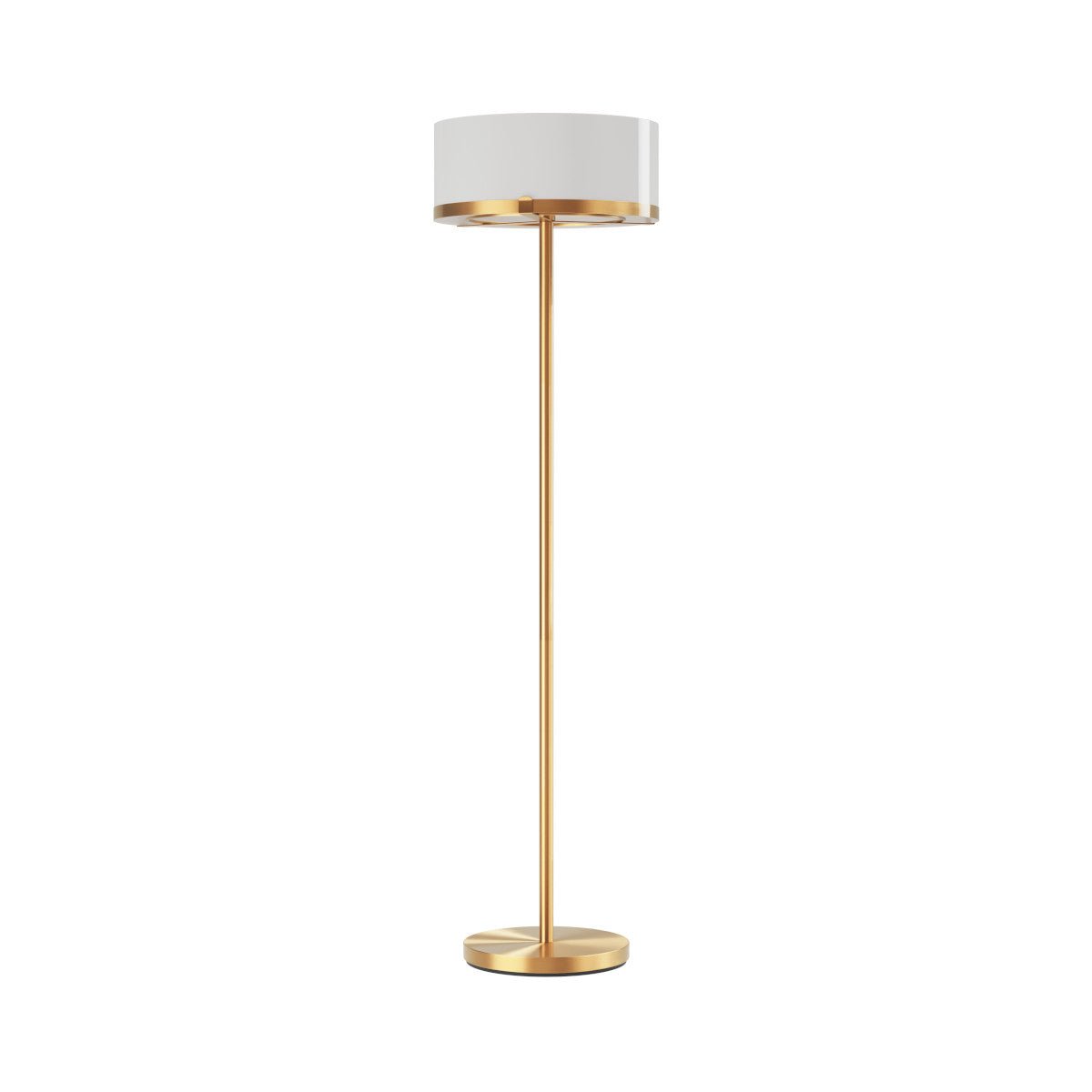 Marcel Golvlampa 150 Mässing/Vit | By Rydéns | 7391741012401 | 4101030-6509 | Maessing Interiör