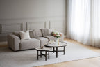 Marsden Soffbord Beige/Brun Ek Ø60 | Rowico Home | 7340126559154 | 121097 | Maessing Interiör