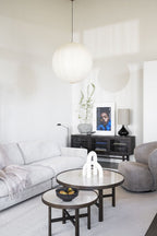 Marsden Soffbord Beige/Brun Ek Ø60 | Rowico Home | 7340126559154 | 121097 | Maessing Interiör
