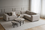 Marsden Soffbord Beige/Brun Ek Ø60 | Rowico Home | 7340126559154 | 121097 | Maessing Interiör
