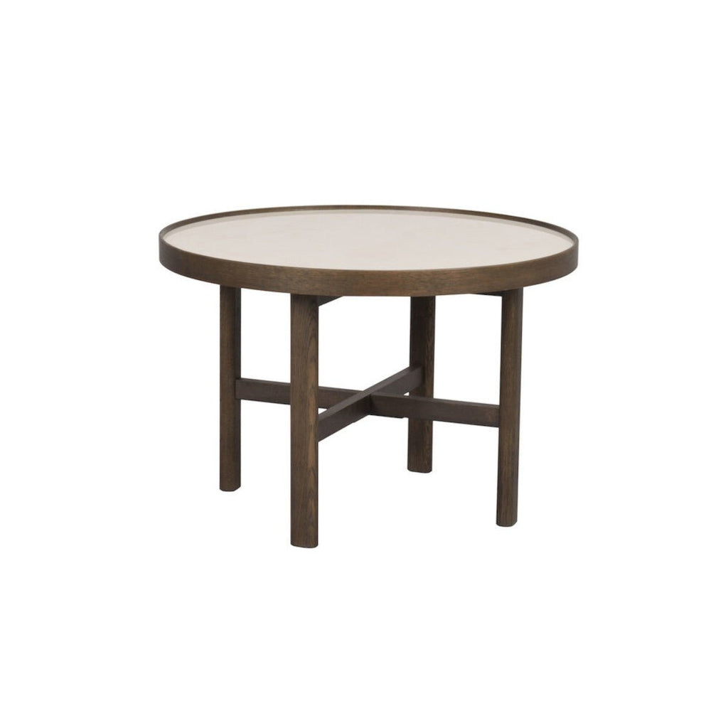 Marsden Soffbord Beige/Brun Ek Ø60 | Rowico Home | 7340126559154 | 121097 | Maessing Interiör