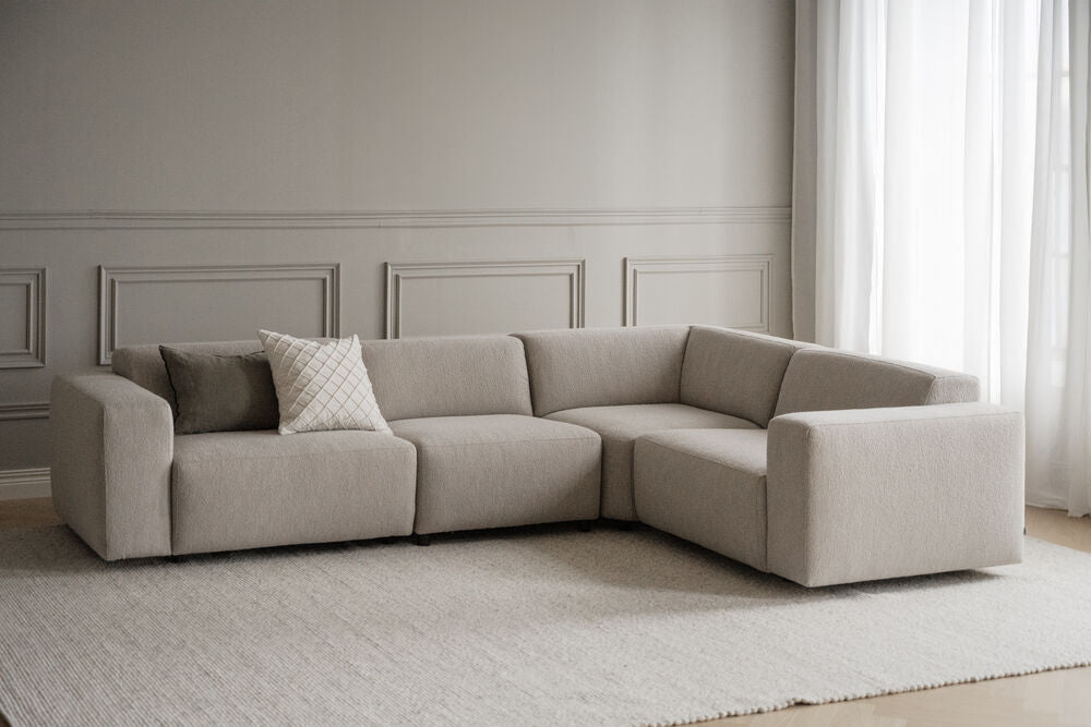 Marsden Soffbord Beige/Brun Ek Ø60 | Rowico Home | 7340126559154 | 121097 | Maessing Interiör