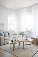 Marsden Soffbord Beige/Vitpigmenterad Ek Ø60 | Rowico Home | 7340126559130 | 121095 | Maessing Interiör