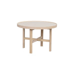 Marsden Soffbord Beige/Vitpigmenterad Ek Ø60 | Rowico Home | 7340126559130 | 121095 | Maessing Interiör